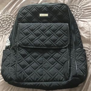Vera Bradley Black Quilted Backpack